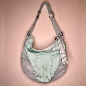 Rare Coach Signature C Monogram Y2K Hobo Shoulder Bag